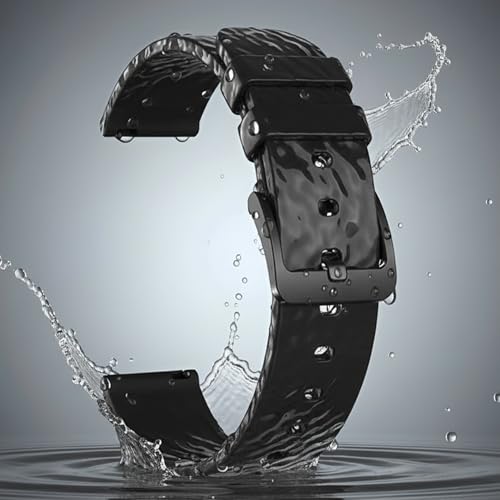 Image of IIK COLLECTION 22mm Silicone Strap for Smart Watches | Combo Pack Compatible With Noise, Fireboltt, Boat Xtend, Pebble, Boat Flash, Noise Color Fit, Ultra Smart Watch & All Watches