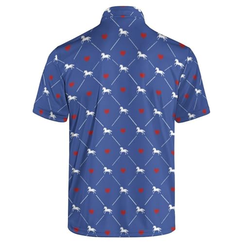 Men‘s Golf Shirt Funny Polo Shirts Short Sleeve Golf Polo Shirts Gifts Print Shirts2