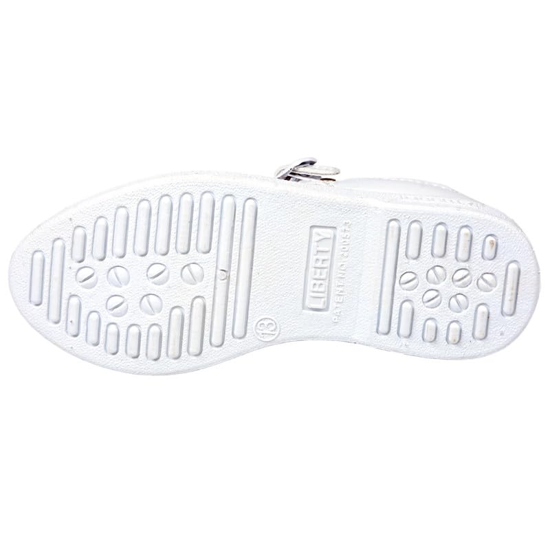 Image of Liberty Girls Black & White School Shoes