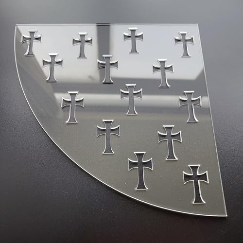 Cross Acrylic Sleeve Bleaching Stencil, T-Shirt Bleach Stencil, Shirt Sleeve Tool, Making Custom Shirts