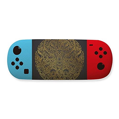 Étui de rangement circulaire Thaïlande Culture protégez vos lunettes de jeu avec style