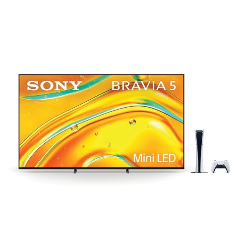 Image of Sony BRAVIA 5 65 Inch Mini LED 4K Smart TV (K-65XR50, 2025 Model) + PlayStation5 Digital Edition Slim Bundle