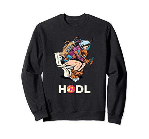 Cryptocurrency Talk - Decentraland To Moon Hodl Space Mana Sweatshirt