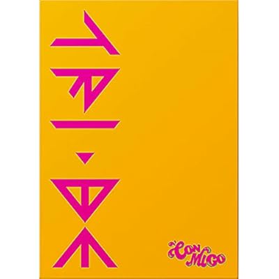 TRI.BE CONMIGO 2nd Single Album CD+84p Photo Book+Book Mark+Folding Post Card Set(1set 8ea)+Photo Card+Sticker+Transparent Photo Card K-POP SEALES+TRACKING CODE
