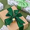 Surflyee 6 Rolls 50MM Wide Green Satin Ribbons, 60M Thick Ribbon Wide ...