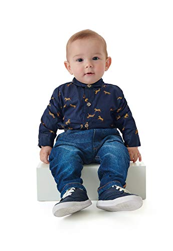 Body Manga Longa Camisa em Tecido Galles Up Baby