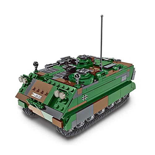 Baustein Panzer Modell WW2 Panzer Howitch 2000 Selbstantrieb Kanone Panzer Abwehr Fahrzeug Militär Panzer Bausatz 1345… – Bild 5