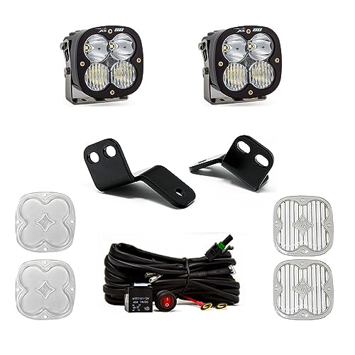 Baja Designs XL80 LED A-Pillar Light Kit for Polaris RZR XP 1000; XP Turbo; Turbo S 2014-21 UTV (Driving/Combo; Clear)