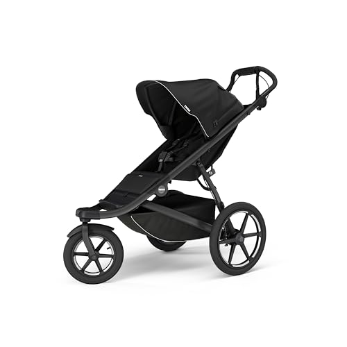 Image of Thule Urban Glide 3 Single Child All-Terrain Stroller, Lightweight, Air-Filled Tires & Suspension, Integrated Hand Brake