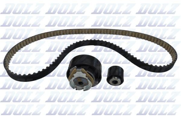 DOLZ Kit cinghia di distribuzione SKD179IO N° denti: 118 N° cinghie: 1 16,0mm Compatibilità con PEUGEOT 208 I Hatchback CA, CC 2008 Station Wagon CU 3008 0U 308 II, CITROËN C3 II SC