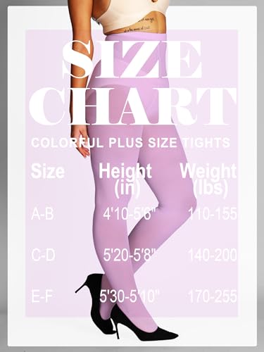 Image of HONENNA Semi Opaque Silky Women Pantyhose Tights, 20+ Colors Invisibly Toe Reinforced 60 Den Size A-E