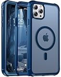 jaroco Magnetic for iPhone 11 Pro Max Case, [Compatible with MagSafe][Military Grade Drop Protection][Heavy Duty Protection][Non-Slip][Shockproof] 2-Layer Durable Bumper Phone Case 6.5''-Deep Blue