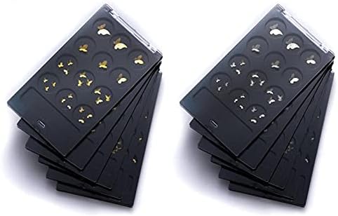 2 Boxes Sweet Nail Stud 3D Butterfly DIY Nail Art Charm Nail Art Decoration Nails Tips Beauty Accessories for Women Girls