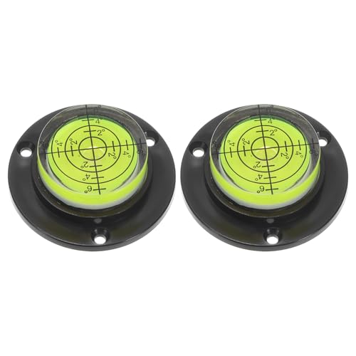 Sourcing map 2 piezas de nivel de burbuja horizontal de alta precisión de 16 5 x 49 mm herramientas