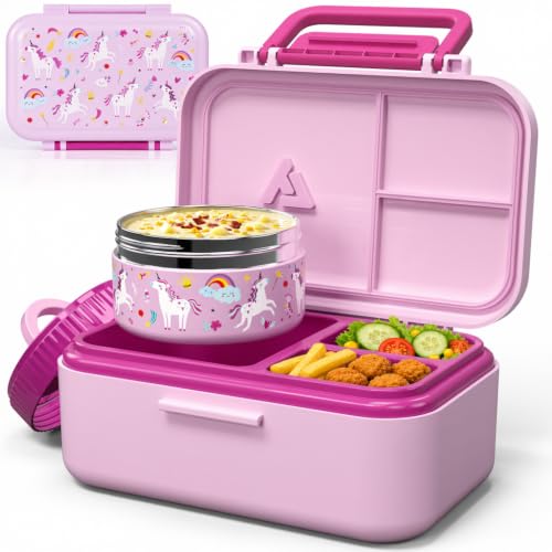 Image of Bento Lunch Box 1283ML / 43 oz with 391 ML / 13 oz Food Jar, Ice Pack