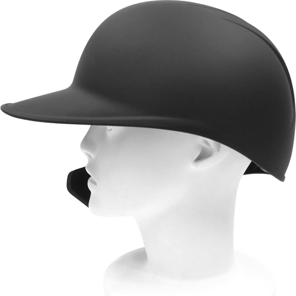 ゼット ZETT 軟式打者用片耳ヘルメット 顎ガード付き 左打者用