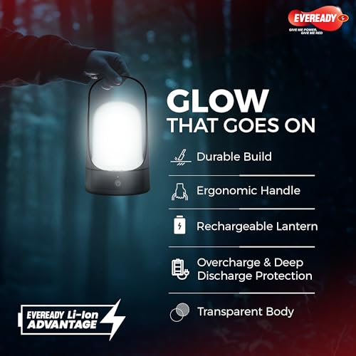 Image of Eveready Vistalite HL83, 30W Emergency Rechargeable Lantern, 360 Illumination, USB Type-C Charging, Durable ABS Build with Handle, Overcharge & Deep Discharge Protection, Pack of 1