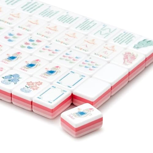 American Mahjong 4 Layer Mahjong Tiles Set 160 Acrylic miniatura 2