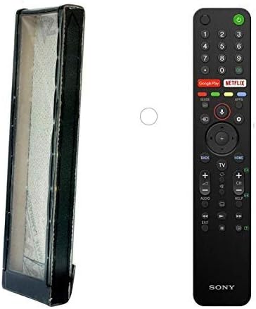 Protective Cover For Sony Hd Smart Android 4K Led Tv Remote Control,Pu Leather Cover Holder (Before Placing Order,Please Check The Product Dimensions)Black