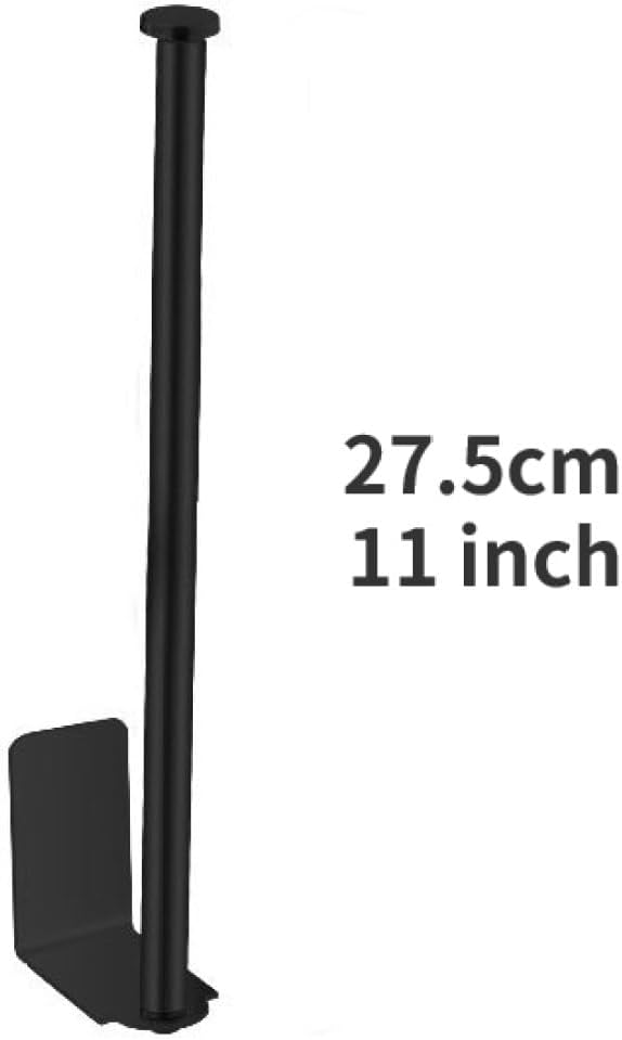 Stainless Steel Toilet Paper Holder，Recessed Toilet Paper Holder，Toilet Wall Mount Toilet Paper Holder Stainless Steel Bathroom Kitchen Roll Paper Accessory Tissue Towel Accessories Holders,black 15cm