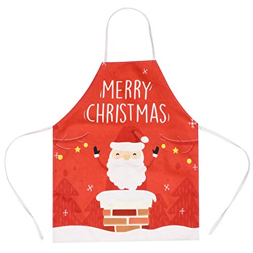 Cabilock Feliz Natal Aventais Adulto Ajustável Cozinha Avental de Cozinha para Festa de Natal Chef C