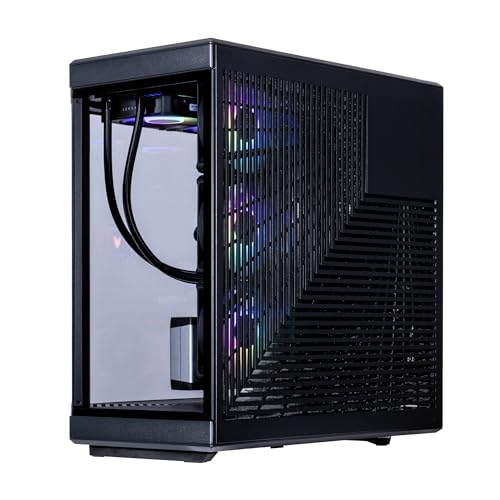 Image of Velztorm LCD Black Praetix Custom Built Y70 Touch Gaming Desktop (Radeon RX 7900 XT 20GB (Beats 4080), Liquid Cooled Intel i9-14900K, 64GB DDR5, 8TB PCIe SSD, 1000W PSU, WiFi 6E, Win10Home)