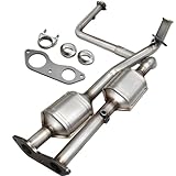 JT Exhaust Catalytic Converter Compatible with 1996-1999 Chevrolet Tahoe/C1500/C2500/K1500/K2500 Suburban/Pickup, Gmc Yukon 1996-2000, Cadillac Escalade 1999-2000 5.7L (EPA Compliant)