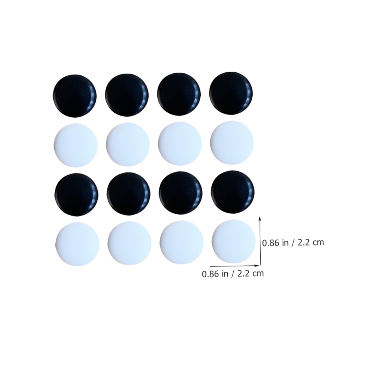 DECHOUS 360 Pezzi di Pietre da Gioco Go in Melamina Sicure e Pratiche, Stile Creativo, Resistenti per Uso Domestico e Scolastico, Accessori per Gioco da Tavolo Go