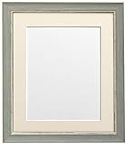  Marcos By Post Nordic Azul Envejecido con Montura Marfil 8 x 8 para tamaño de imagen 11,4 x 11,4 cm