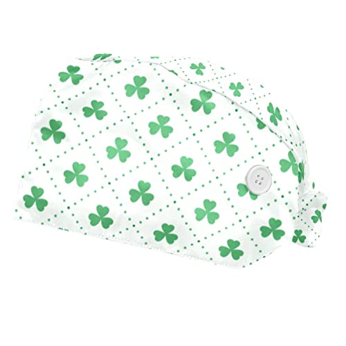 Couvre-chef unisexe avec chapeaux de travail et casquette feuilles vertes