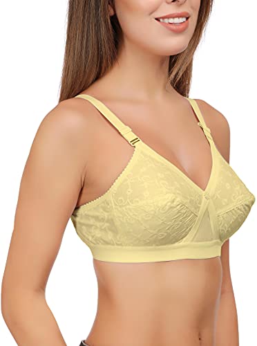 Image of Eve's Beauty Women's Non Padded Non Wired Cotton Full Coverage Bra