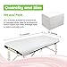 Tvvcalk 100pcs Massage Table Sheets, Disposable Bed Sheets Soft Non woven Fabric Spa Bed Sheets Breathable For Massage Beauty Salon Eyelash Wax Tattoo Bed Covers, 31
