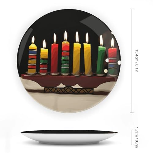 Plato Decorativo de Porcelana Kwanzaa 6 pulgadas miniatura 2