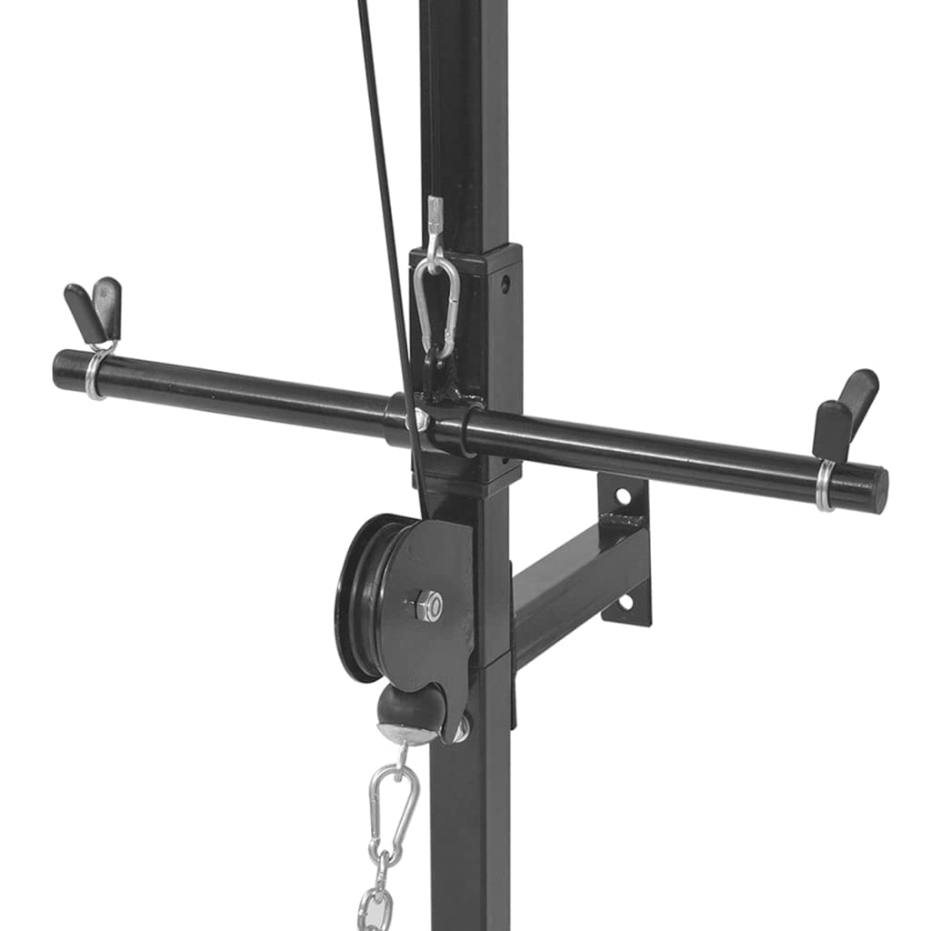 vidaXL Máquina Musculación Discos 40 kg Pesas Ejercicio Gimnasio Entrenamiento