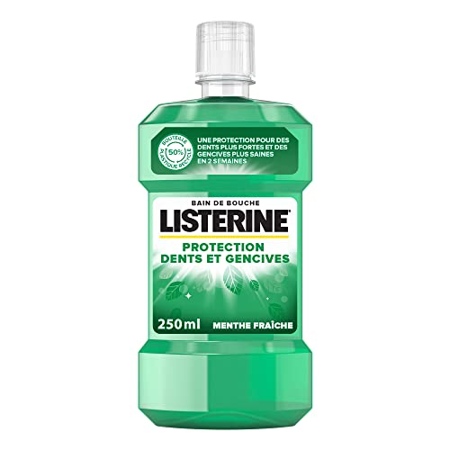 Listerine Bain de Bouche Quotidien, Protection Dents et Gencives, pour une Haleine Fraîche, 250ml Cover