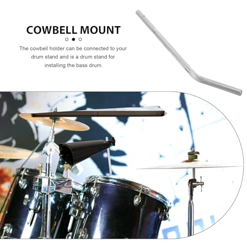 Soporte metálico para cencerro Levemolo para kit de batería, accesorio de percusión con clamp miniatura 7