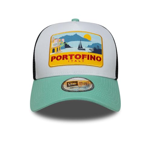 Casquette New Era Trucker visiere courbée et patch brodé - 2