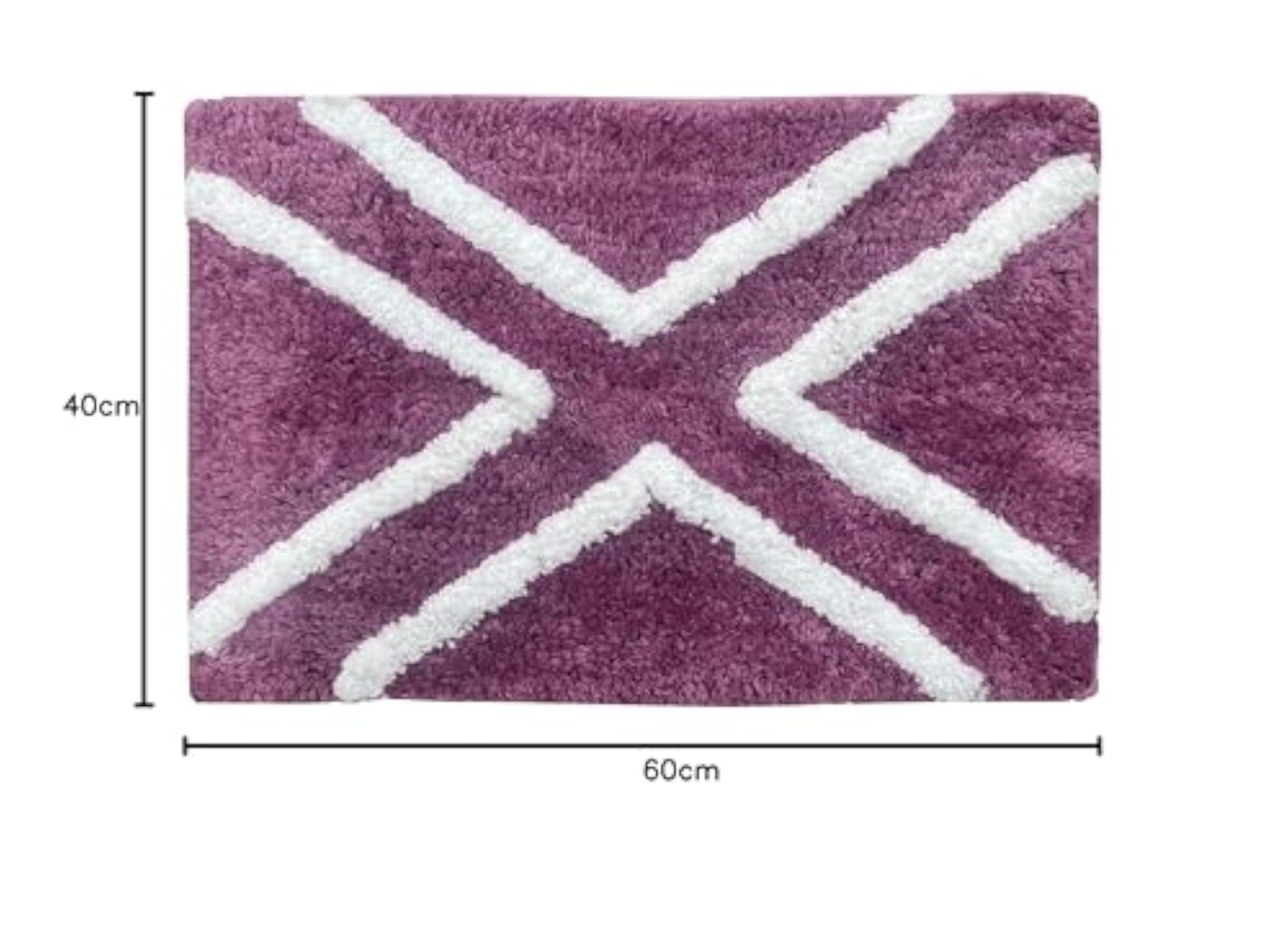 Glorious Super Soft Microfiber Abstract Designer Anti Slip Bathmat - BM32