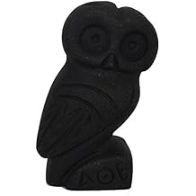 Estia Creations Owl of Athens Small Figure Statue - Symbol of Wisdom and Goddess Athena