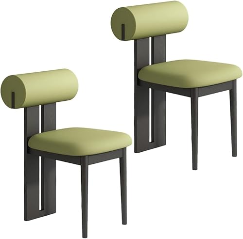 Miniatura 45 de YVYKFZD Juego de sillas de comedor de madera, sillas de cocina tapizadas, silla de comedor sin brazos, silla de sala de estar única, para oficinas,