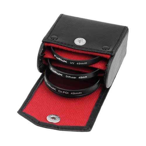 Fotodiox Filter Kit, Uv, Circular Polarizer, Soft Diffuser, 49Mm For Canon, Nikon, Sony, Olympus, Pentax, Panasonic Camera Lenses. #TOP2