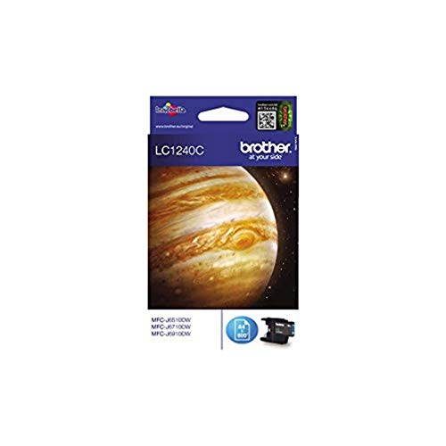 Cartouche d'encre Brother LC1240CBP Cyan originale sous blister pour MFC-J6510DW