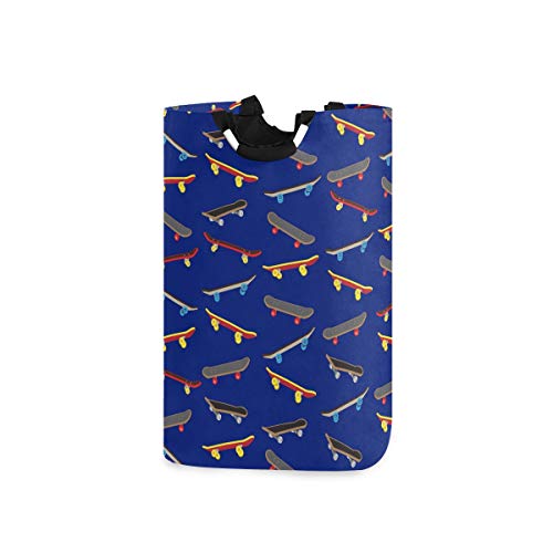 Multifunktionale Faltbarer Schmutzige Kleidung Wäschekorb,Griffbrett Kleine Kopie Skateboard Einfach Nahtlos,Household Wäschebox Spielzeug