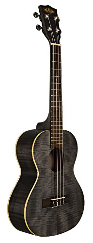 Ukulélés KALA KA-TEMBK UKULELE TENOR EXOTIQUE TRANS BLACK Tenor - Les Beatles, Paul McCartney, John Lennon, RIngo Starr, George Harrison Ukulélés KALA KA-TEMBK UKULELE TENOR EXOTIQUE TRANS BLACK Tenor