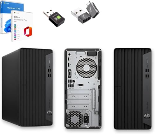 Nota: dispositivo di marca ricondizionato con 3 anni di garanzia come nuovo HDD, RAM e CPU Sostituito e installato nuovo Win 11 pro installato e pronto per l'uso e Office 2021 Professional. Processore di ultima generazione: Il ProDesk 400 G7 è dotato di un processore con frequenza base di 3.3 GHz e modalità Turbo Boost fino a 4.8 GHz, garantendo prestazioni elevate per ogni tipo di lavoro.