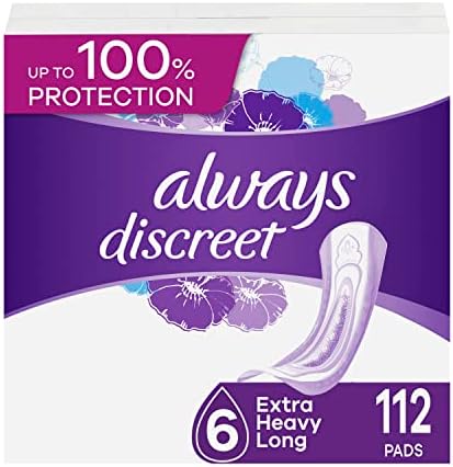 Amazon.com: Always Discreet Adult Incontinence Pads for Women and