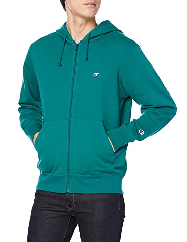 ジップパーカー ワンポイントロゴ BASIC MEN'Sの商品画像（Amazon）