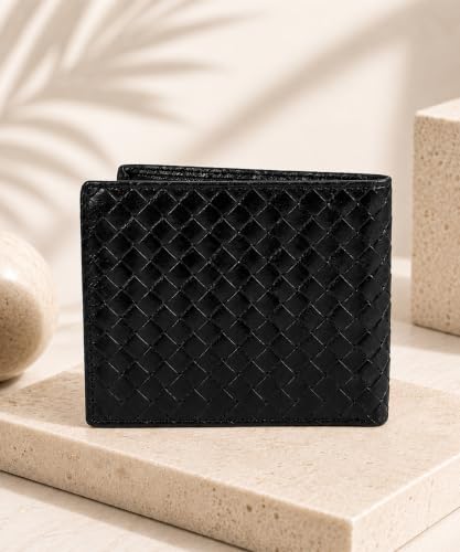 Image of Police Men's Genuine Leather Bifold Wallet with Coin Pocket | 4 Card Slots | Slim Wallet| 2 slip in pockets |Gift box packaging