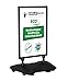 Produktbild DISPLAY SALES Plakatständer WindPro® ECO | Kundenstopper OUTDOOR in DIN A1 | Plakataufsteller A1 wetterfest in schwarz | Aufsteller Werbung beidseitig nutzbar für 2 Plakate