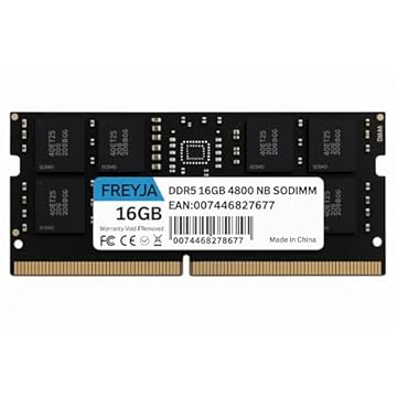 Freyja 16GB (1X16GB) DDR5 SODIMM 4800MHZ CL40 1,1V Memória para Notebook